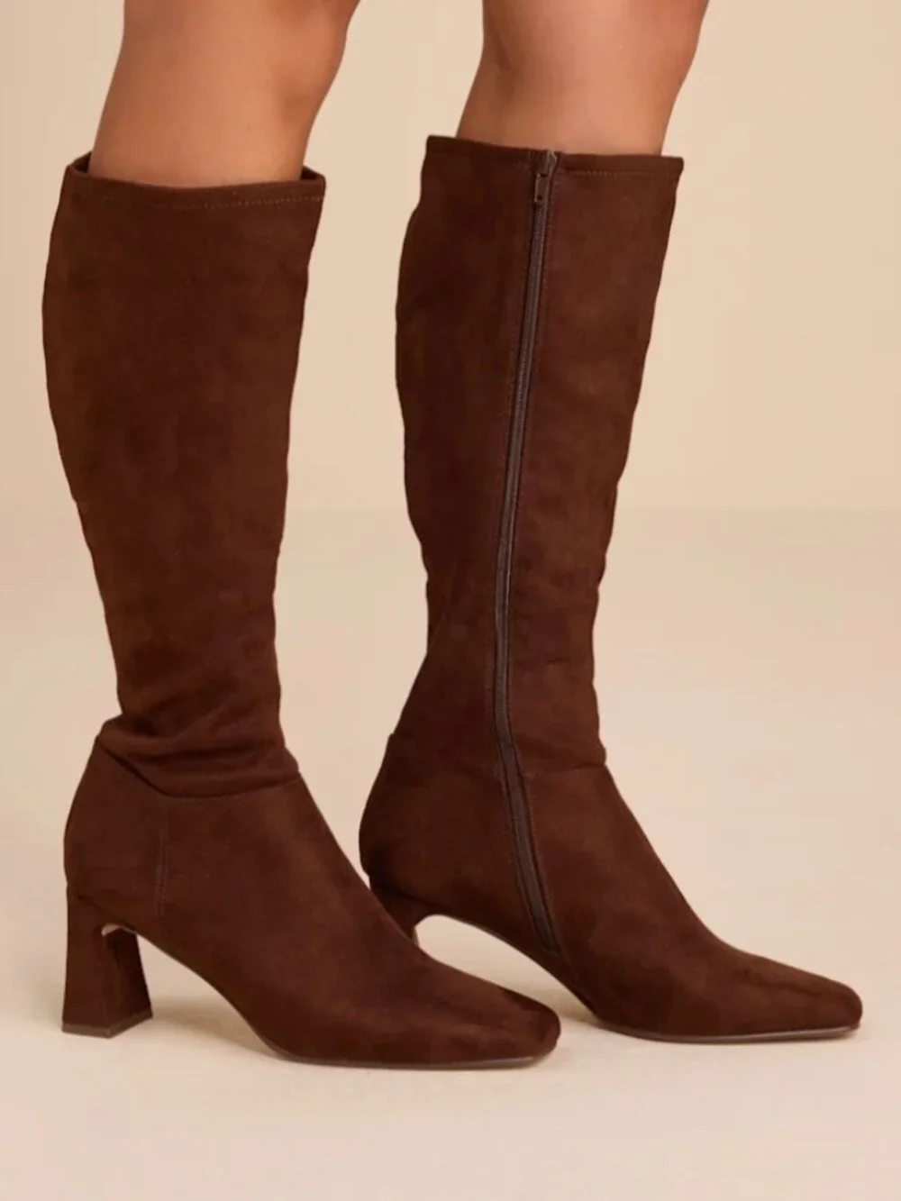 Steve Madden Hunny Knee-High Boots – Brown – Size 9